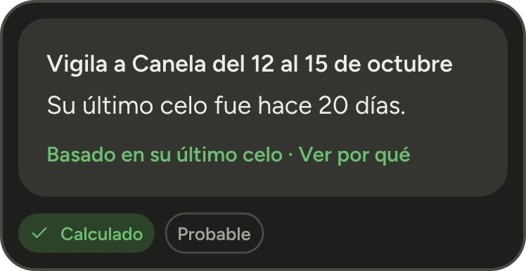 Aviso de RUMAI con su evidencia y su certeza.